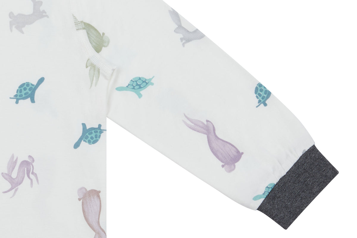 Bamboo Two-Piece Long Sleeve PJ Set - The Tortoise & The Hare