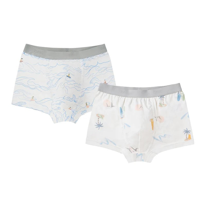 Nest Designs-Boys Boxer Briefs Underwear(2 Pack) - Surf Camp