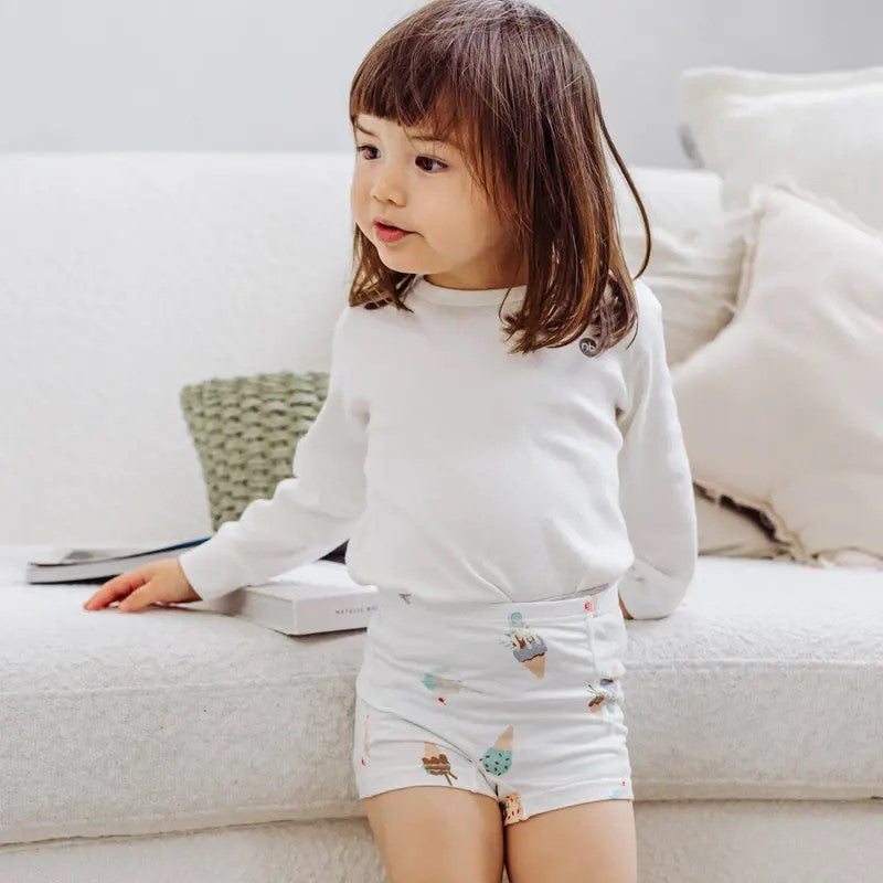 Nest Designs-Girls Boy Short Underwear (Bamboo, 2 Pack) - Sweet Treats