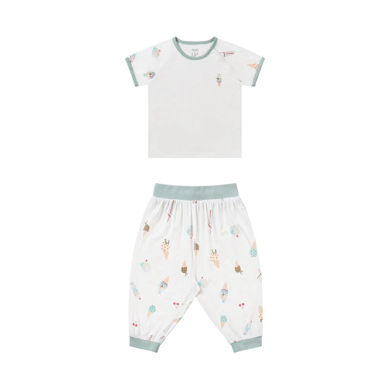 Nest Designs-Short Sleeve Play Set - Ice Cream Summer