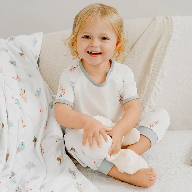 Nest Designs-Short Sleeve Play Set - Ice Cream Summer
