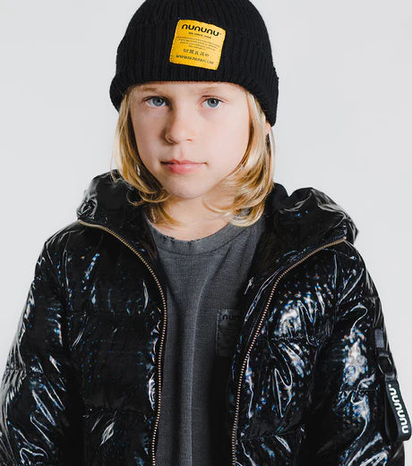 KNIT BEANIE BLACK