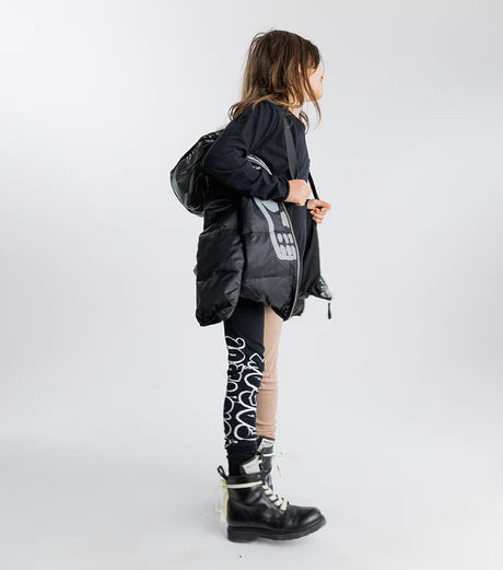 BUBBLY CONTROL FREAK LEGGINGS BLACK/COFFEE