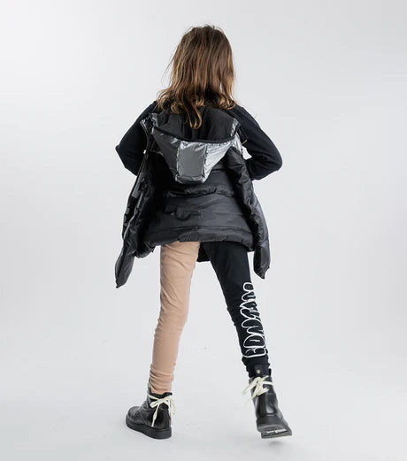 BUBBLY CONTROL FREAK LEGGINGS BLACK/COFFEE