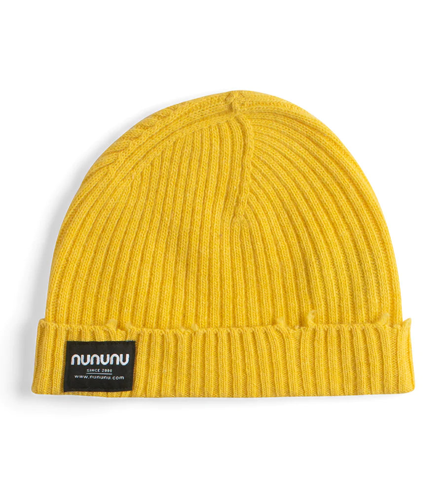 KNIT BEANIE YELLOW