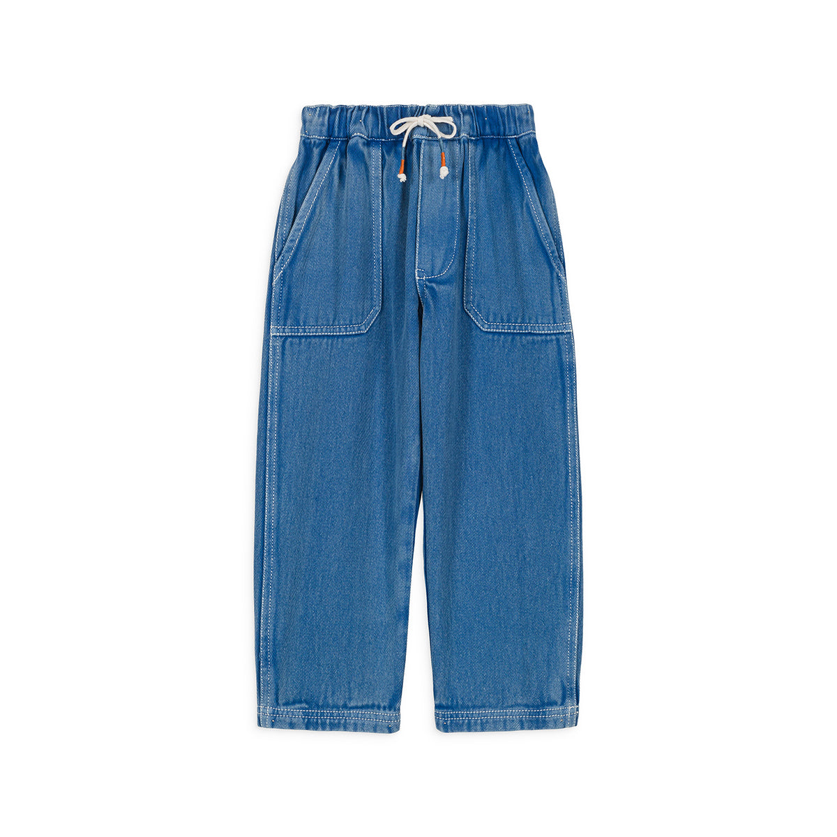 Louise Misha-Blue Cotton Trousers