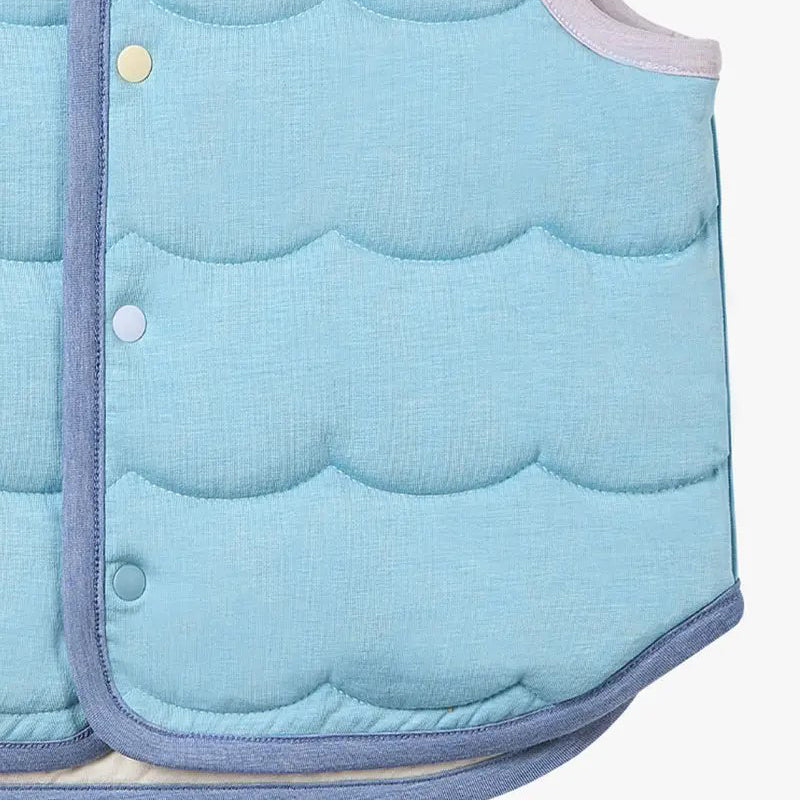 PETITE REVERY-Quilted Sea Vest-Jet Stream