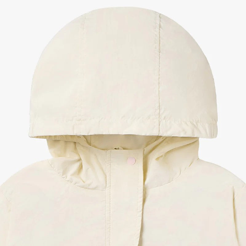 PETITE REVERY-Hooded Windbreaker-Jet Stream
