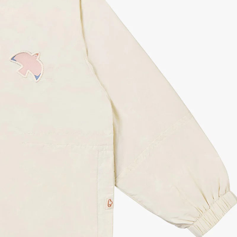 PETITE REVERY-Hooded Windbreaker-Jet Stream