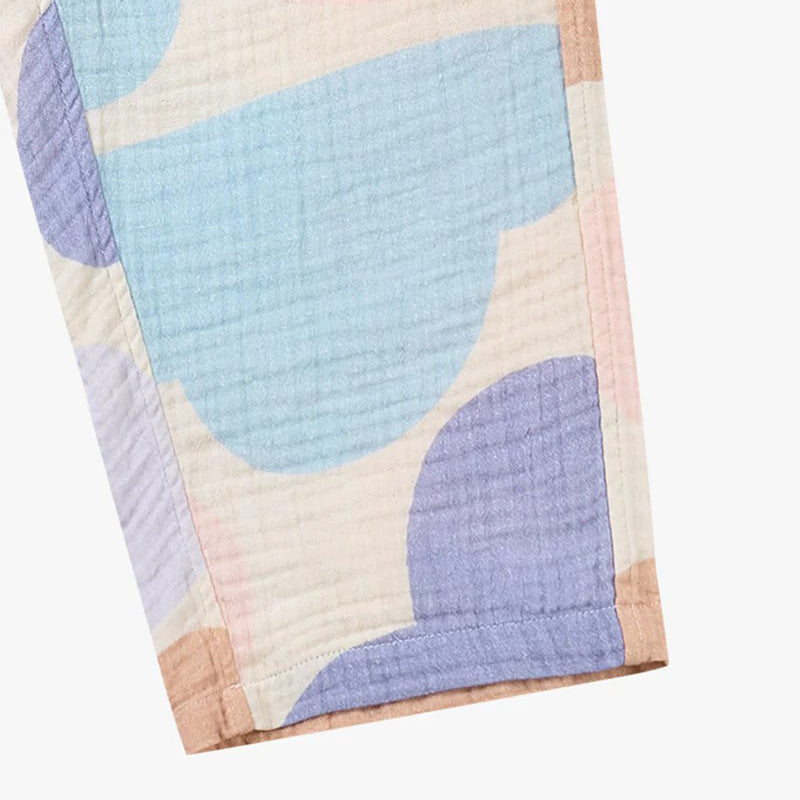 PETITE REVERY-Wrinkled Muslin Pants-Cloudy Seashells