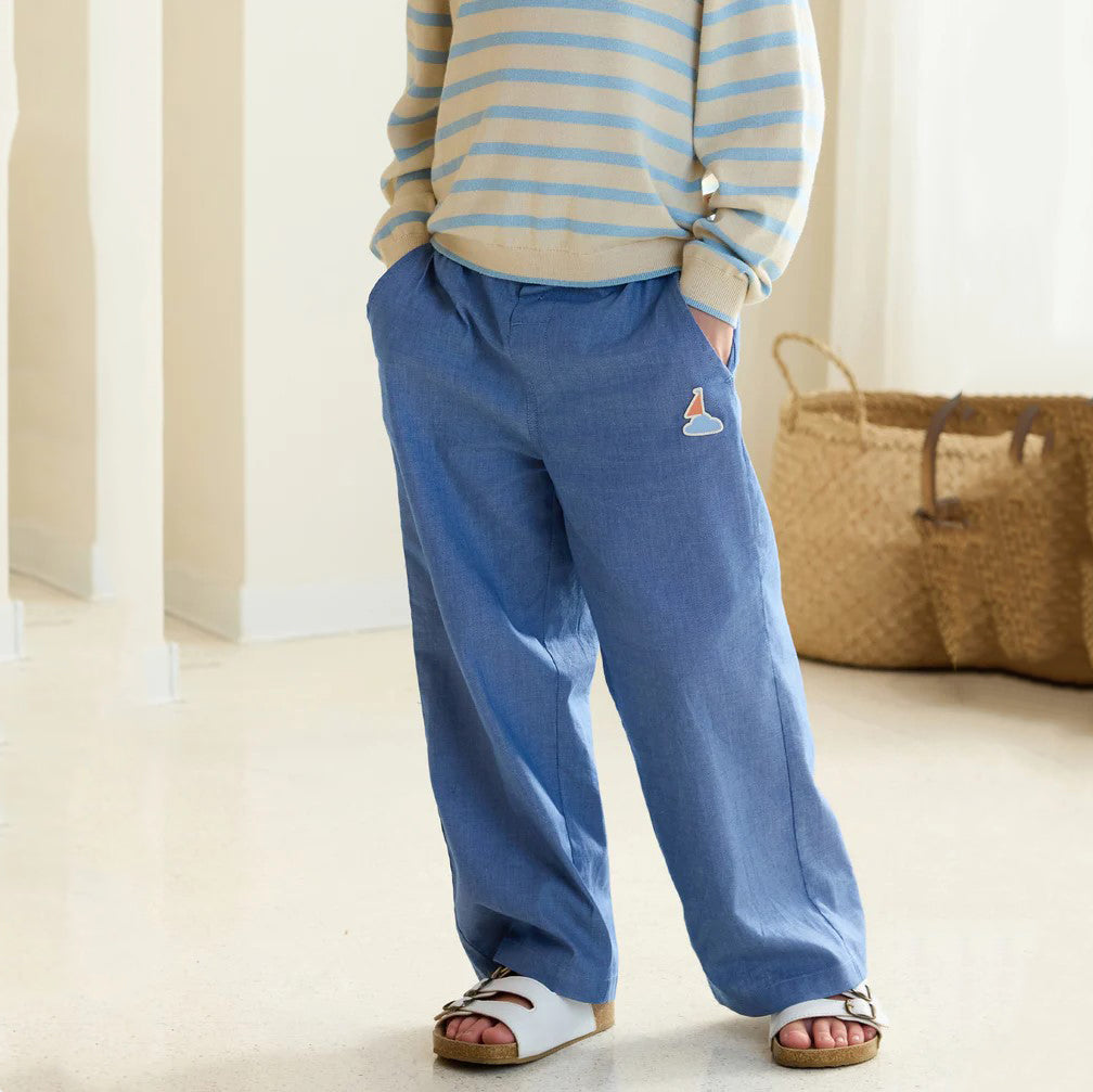 PETITE REVERY-Denim Jeans-Sky