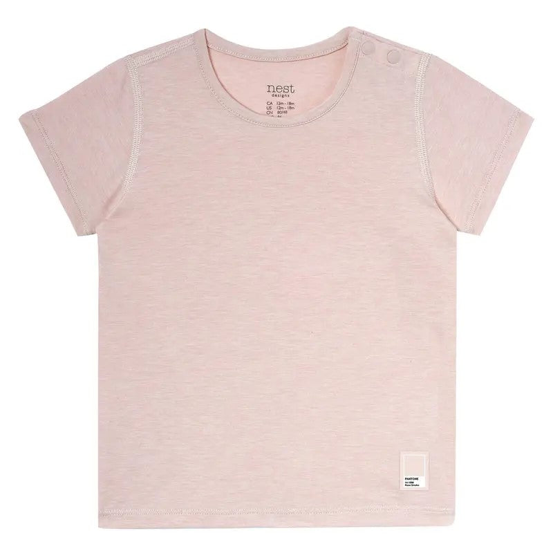 Nest Designs-Short Sleeve T-Shirt (Bamboo Jersey)-Rose Smoke