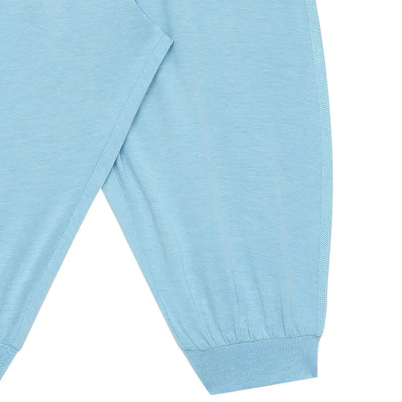 Nest Designs-Harem Pants (Bamboo Jersey)-Forget-Me-Not