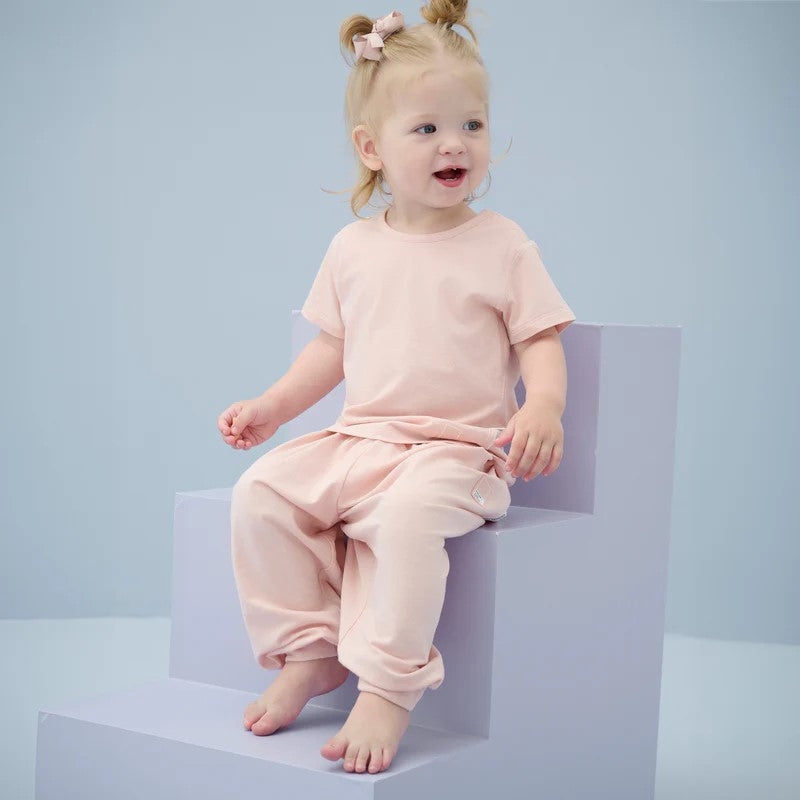 Nest Designs-Harem Pants (Bamboo Jersey)-Rose Smoke