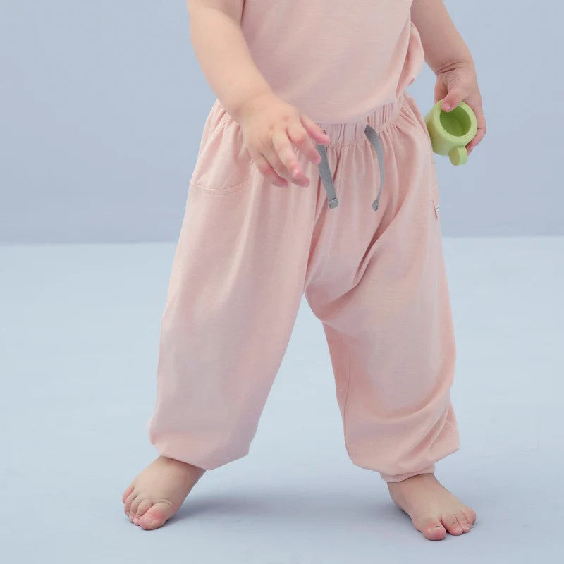 Nest Designs-Harem Pants (Bamboo Jersey)-Rose Smoke