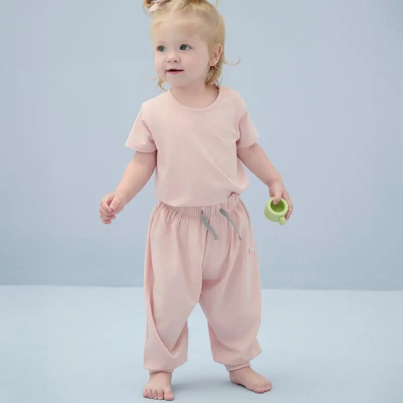 Nest Designs-Harem Pants (Bamboo Jersey)-Rose Smoke
