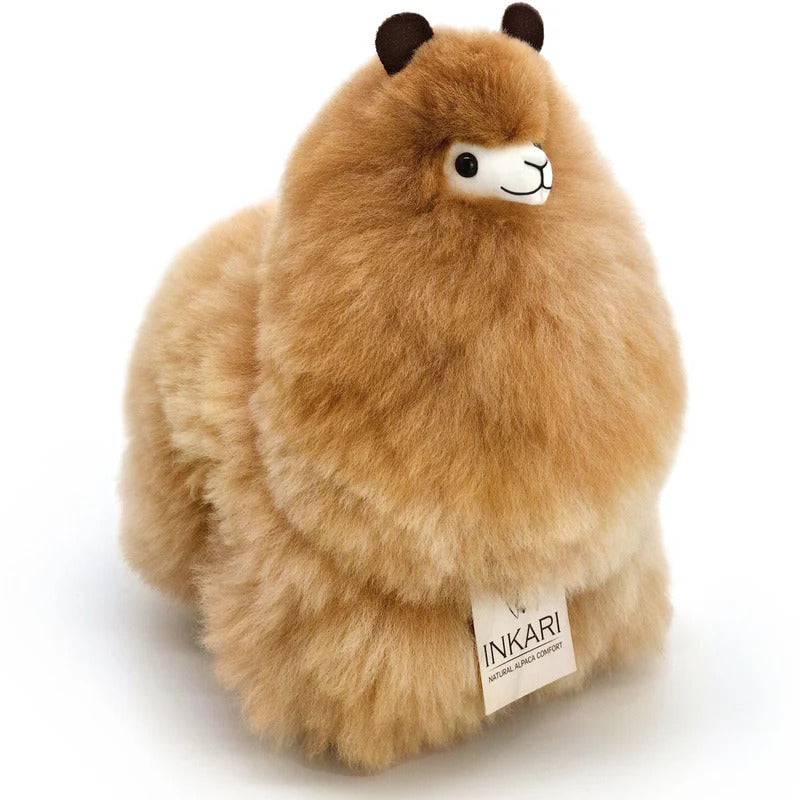 Inkari-Naturals-Alpaca Toy Sandstone 32cm