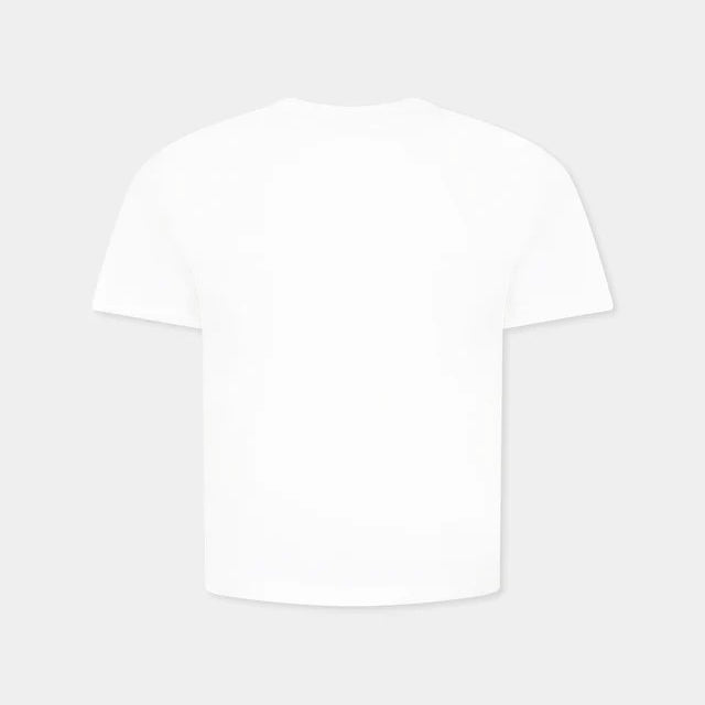 Bonpoint-Girls White Printed Cherry Cotton T-Shirt