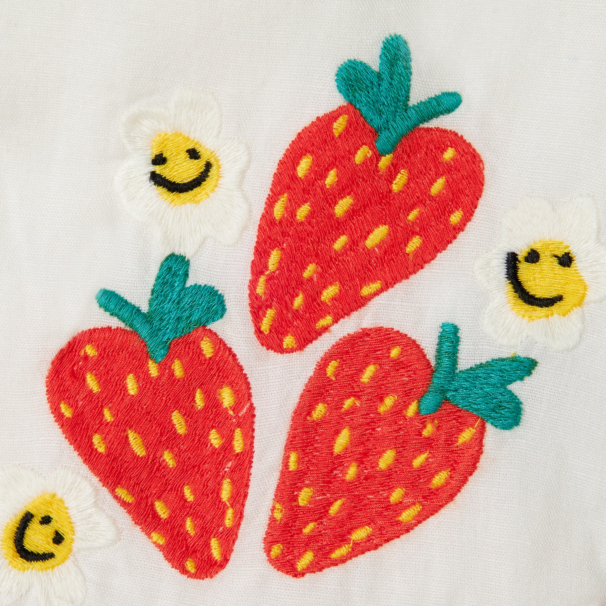 Stella Mccartney Kids-GIRL SLEEVELESS TOP WITH STARWBERRY FLOWER PRINT