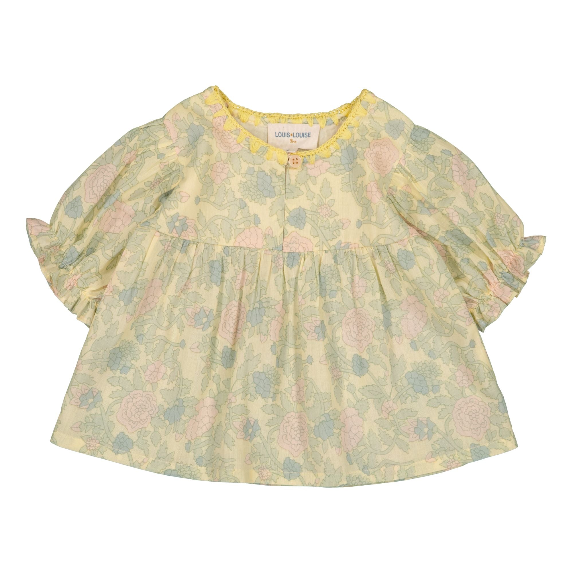 Louis Louise-TUNIC POONI COTTON VEIL INDIAN FLOWER
