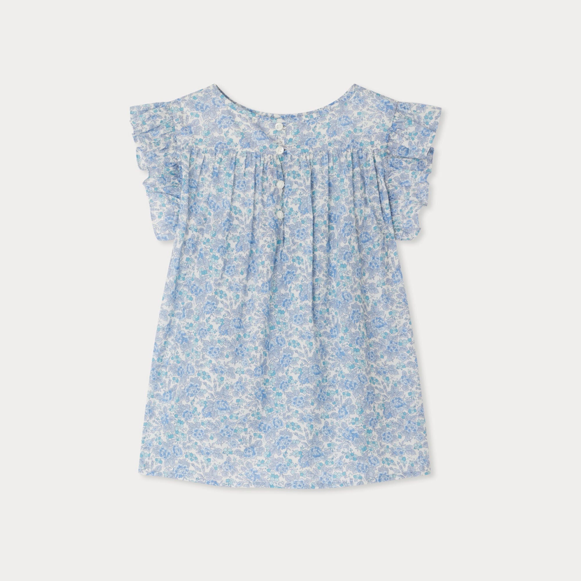 Bonpoint-Fidji smocked blouse made with Liberty fabrics