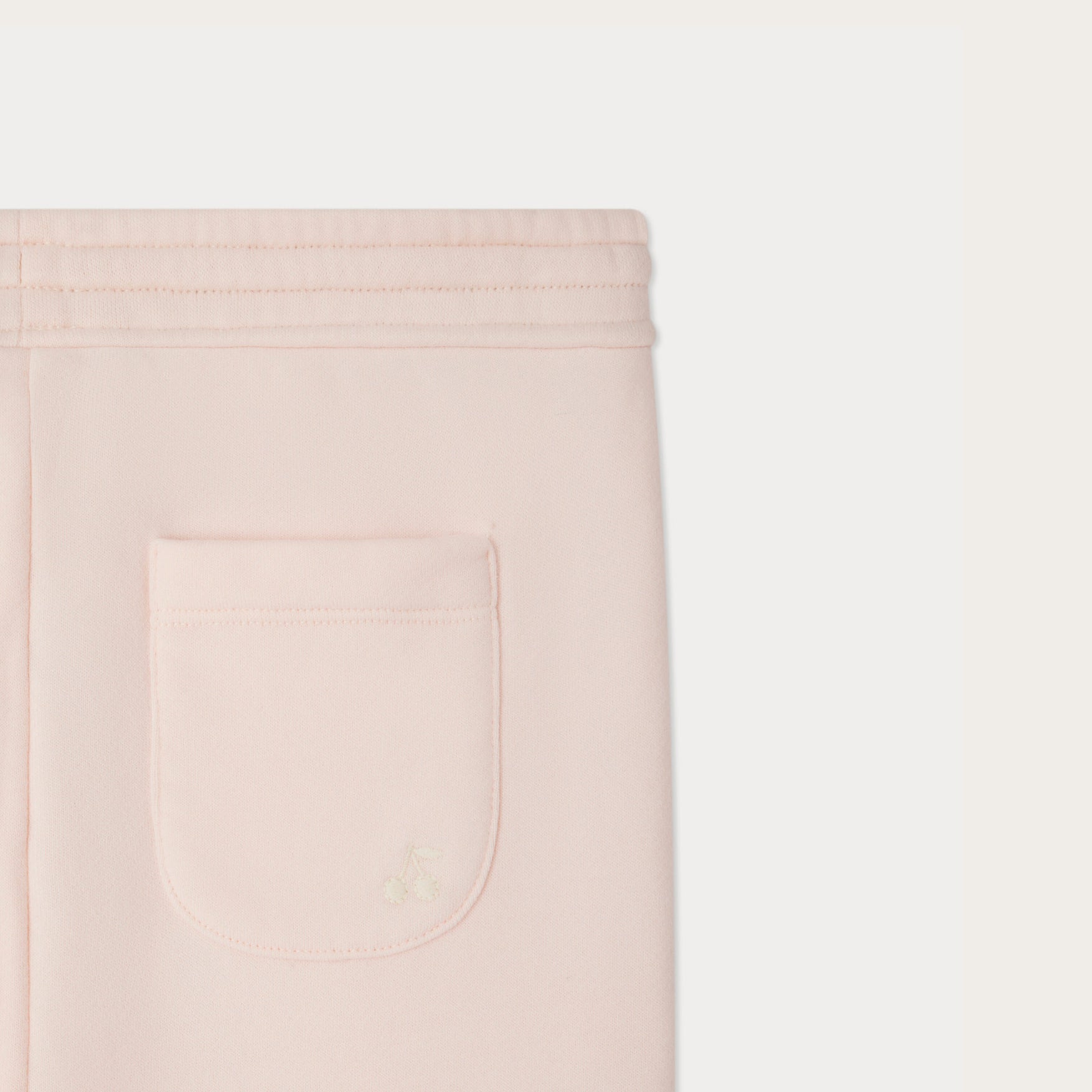 Bonpoint-Girls Light Pink Casual Cotton Pants