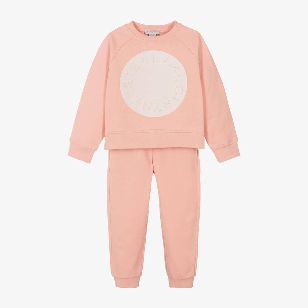 GIRL TRACKSUIT WITH LOGO DISK PRINT