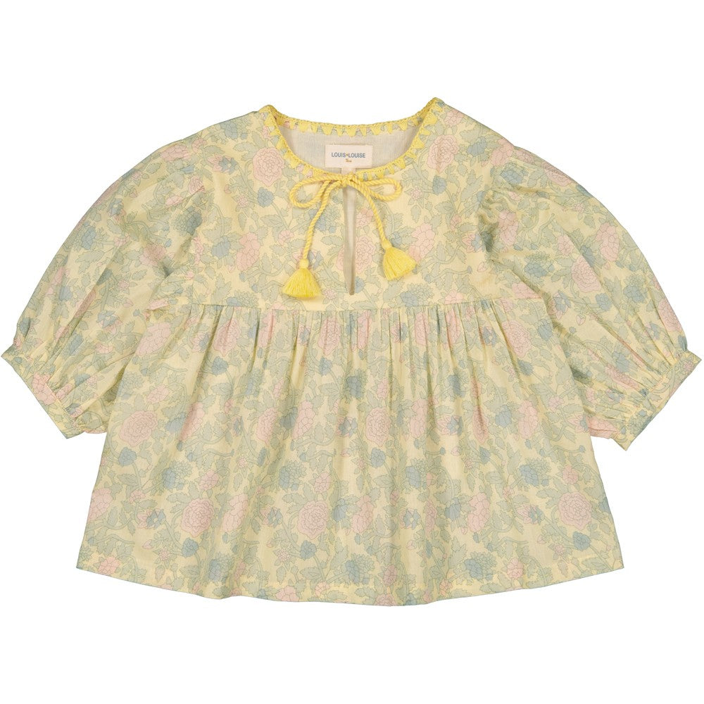 Louis Louise-TUNIC POONAM COTTON VEIL INDIAN FLOWER