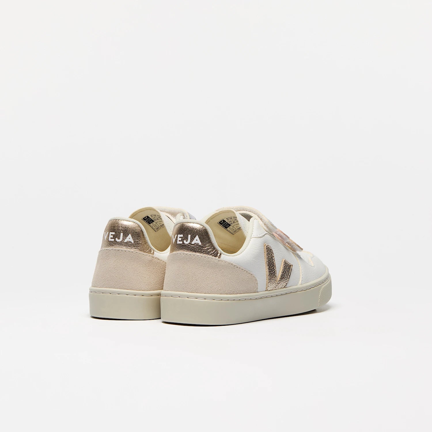 Veja-SMALL V-10 CF MULT-EX-WHITE_SHINY