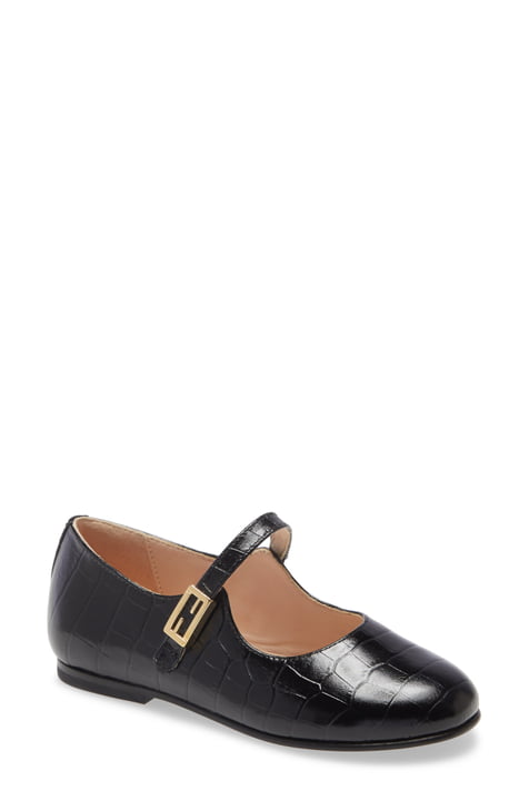 GIRL BALLERINA SHOE WITH LOGO CLASP - Cémarose Canada