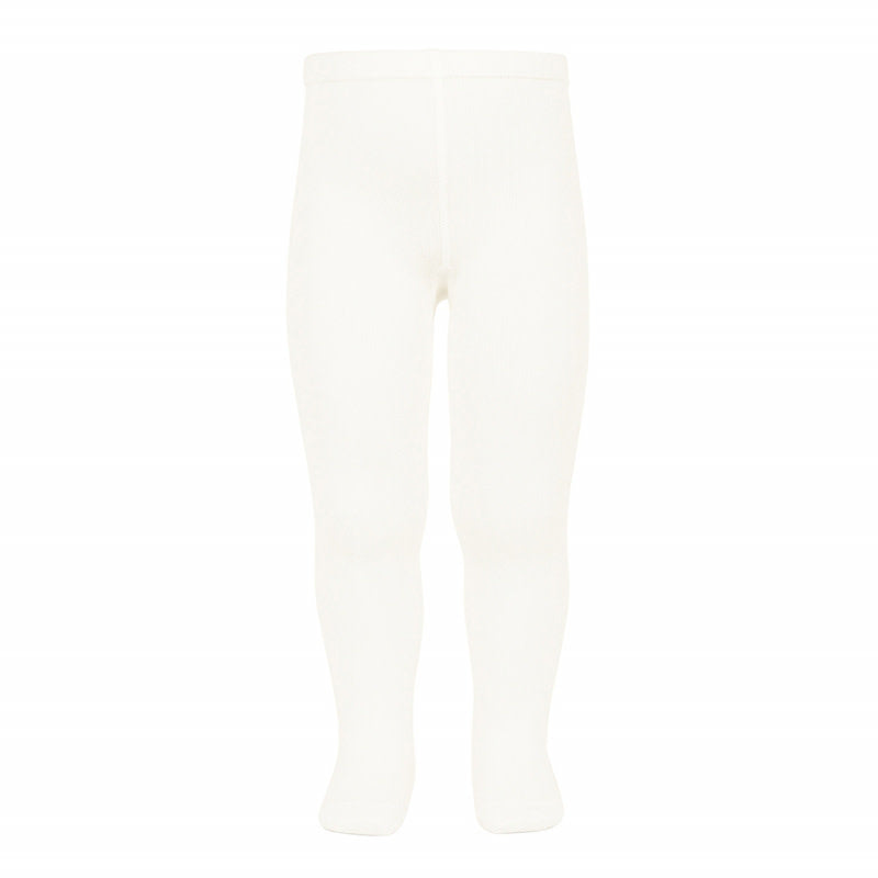 BASIC PLAIN TIGHTS, CREAM - Cemarose Children's Fashion Boutique