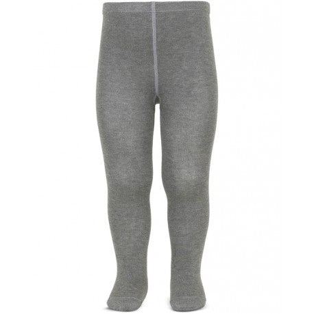 BASIC PLAIN TIGHTS, LIGHT GREY - Cemarose Children's Fashion Boutique