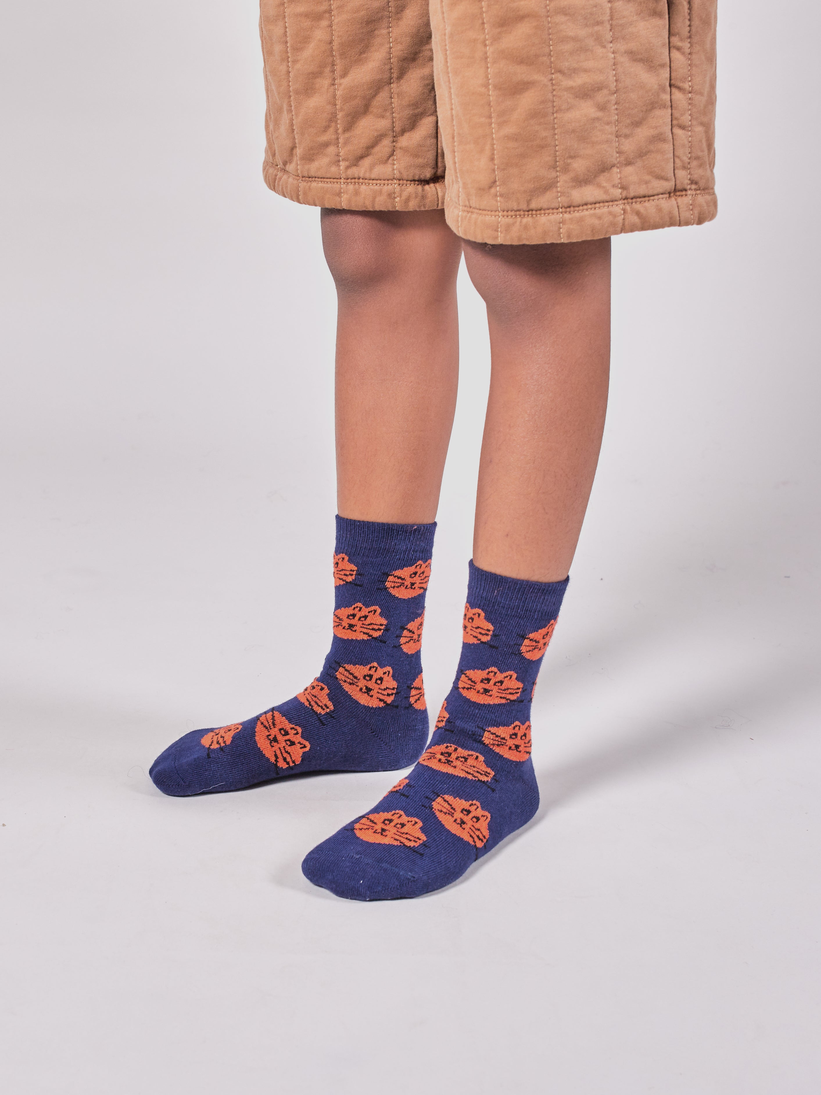 Fun and Cat Jacquard socks pack x3 - Cémarose Canada