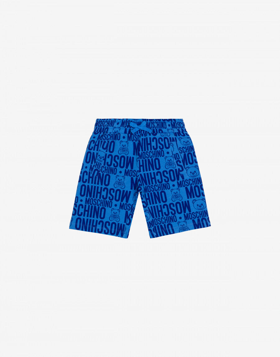 BOY SHORTS W LOGO PRNT ALLOVER,BLUE - Cémarose Canada
