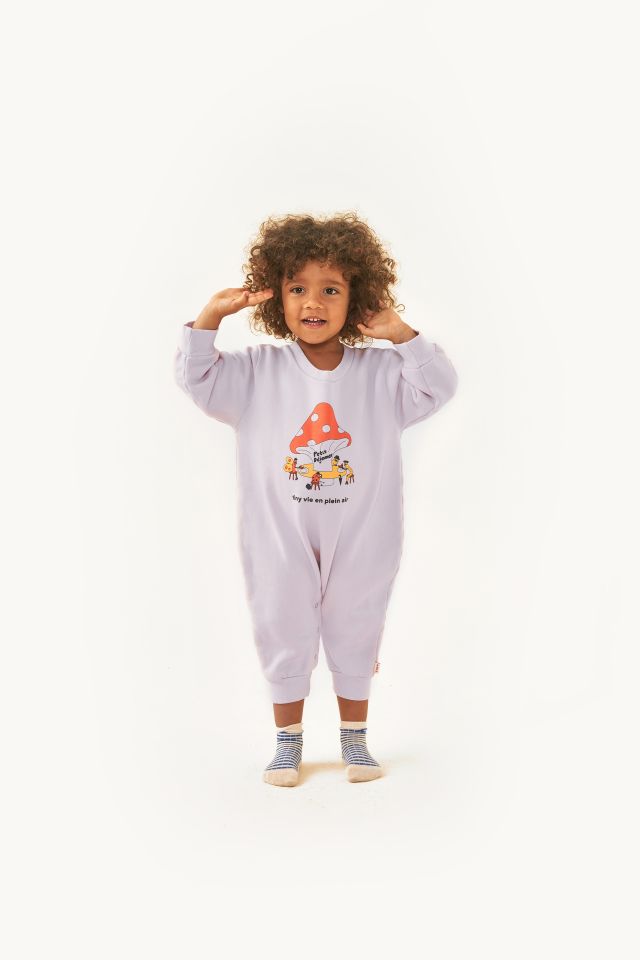 PETIT DÈJEUNER ONE-PIECE *lilac/summer red*