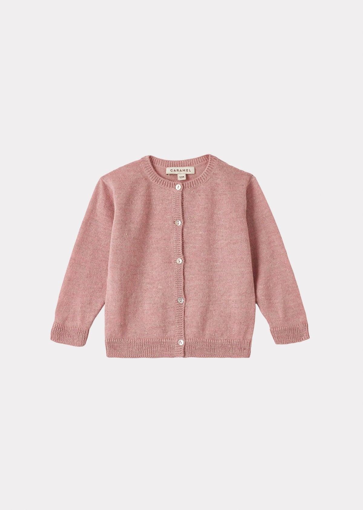 ALABONE BABY CARDIGAN,PEONY PINK - Cémarose Canada