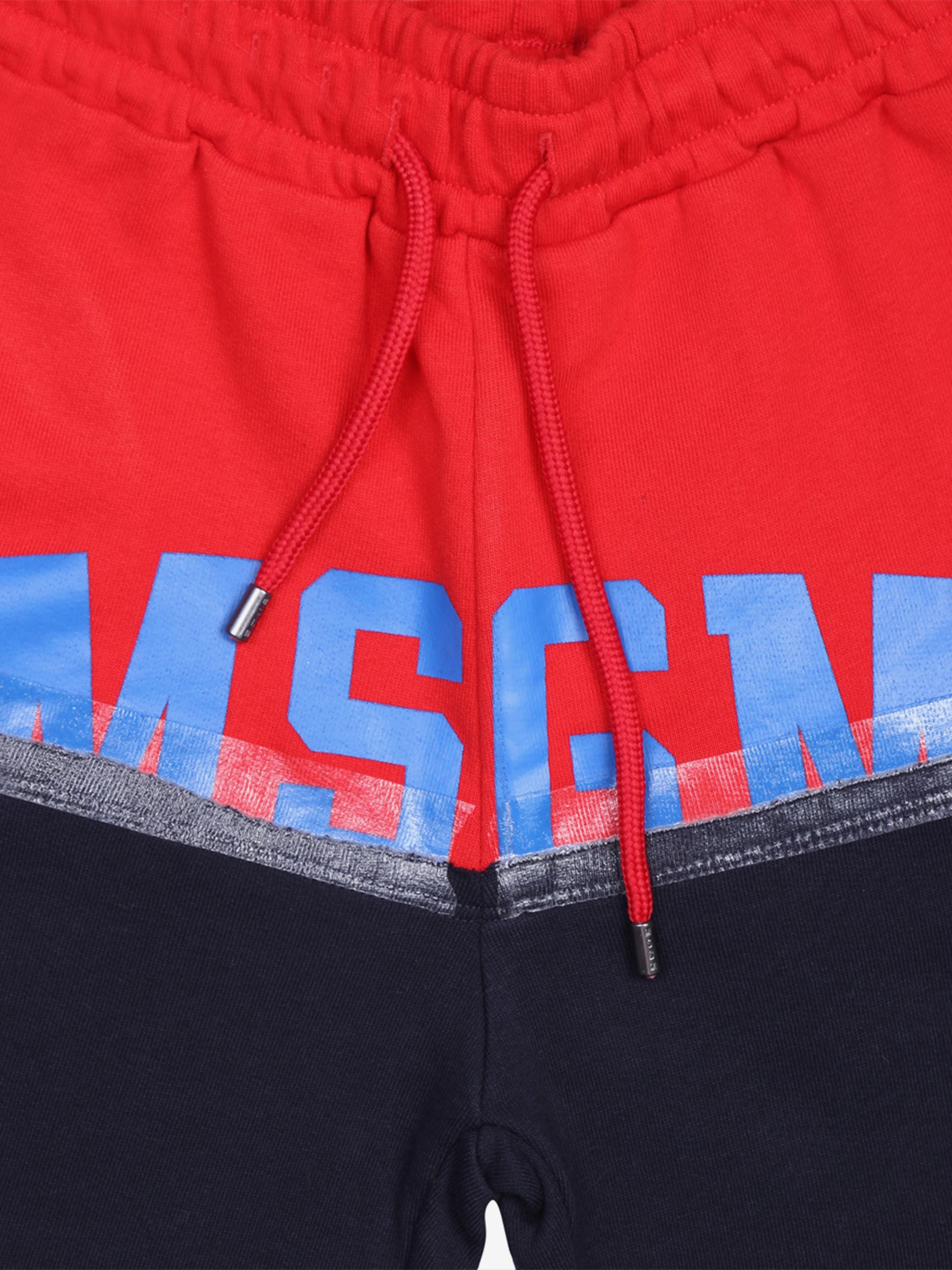 BERMUDA FLEECE BOY,ROSSO-BLU - Cémarose Canada
