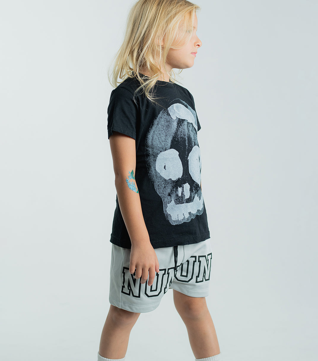 NUNUNU SHORTS - ICE GREY