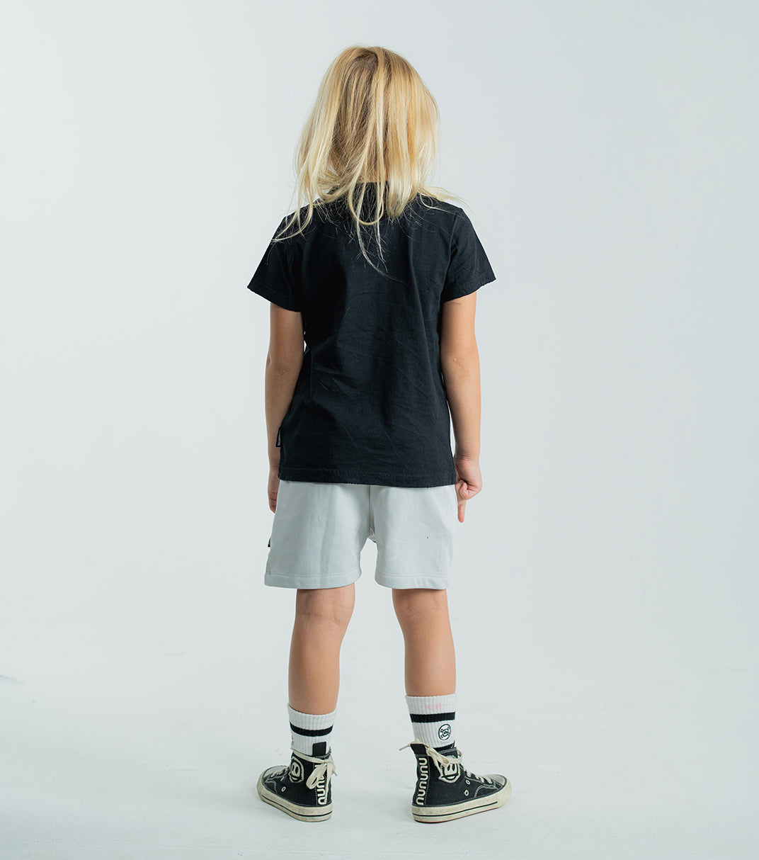 NUNUNU SHORTS - ICE GREY