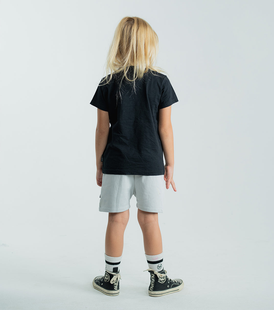 NUNUNU SHORTS - ICE GREY