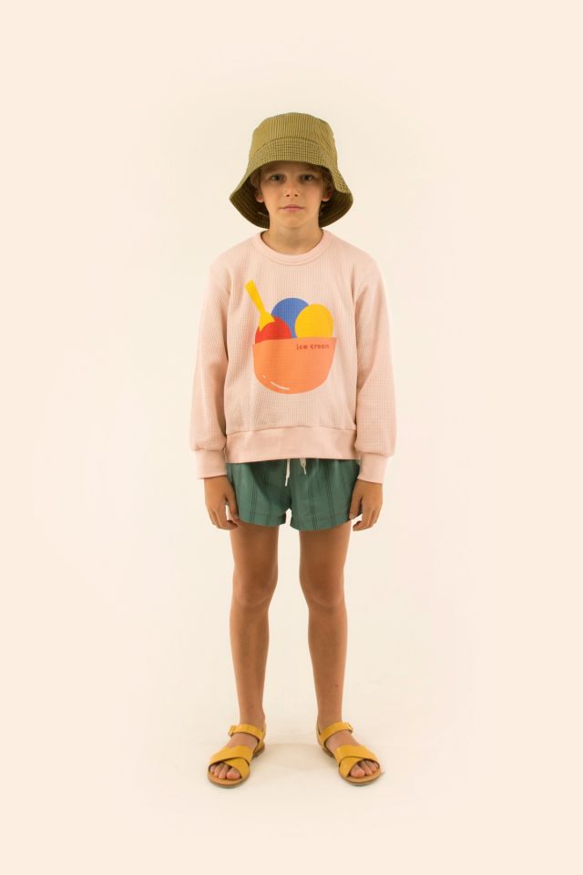 CHECK BUCKET HAT yellow/iris blue - Cémarose Canada