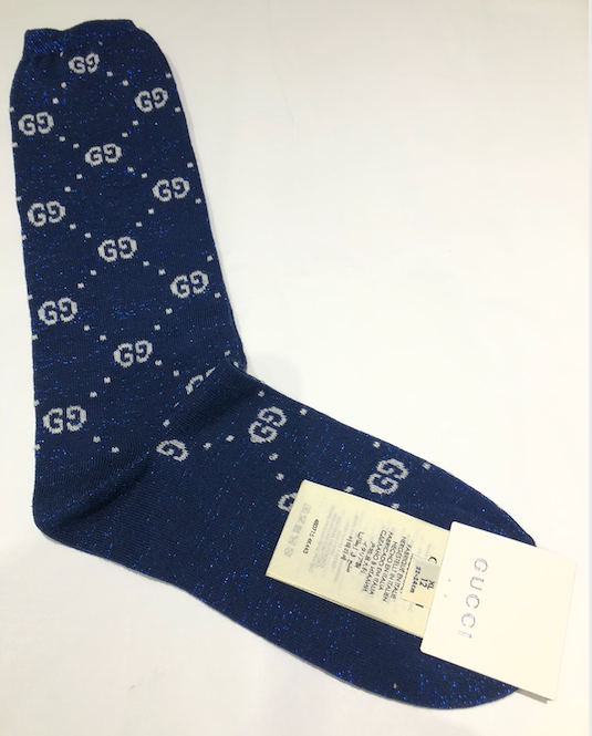 SOCKS LOGGINA B 0-1-2-3-4 60%C,SAPPHIRE/IVORY - Cémarose Canada