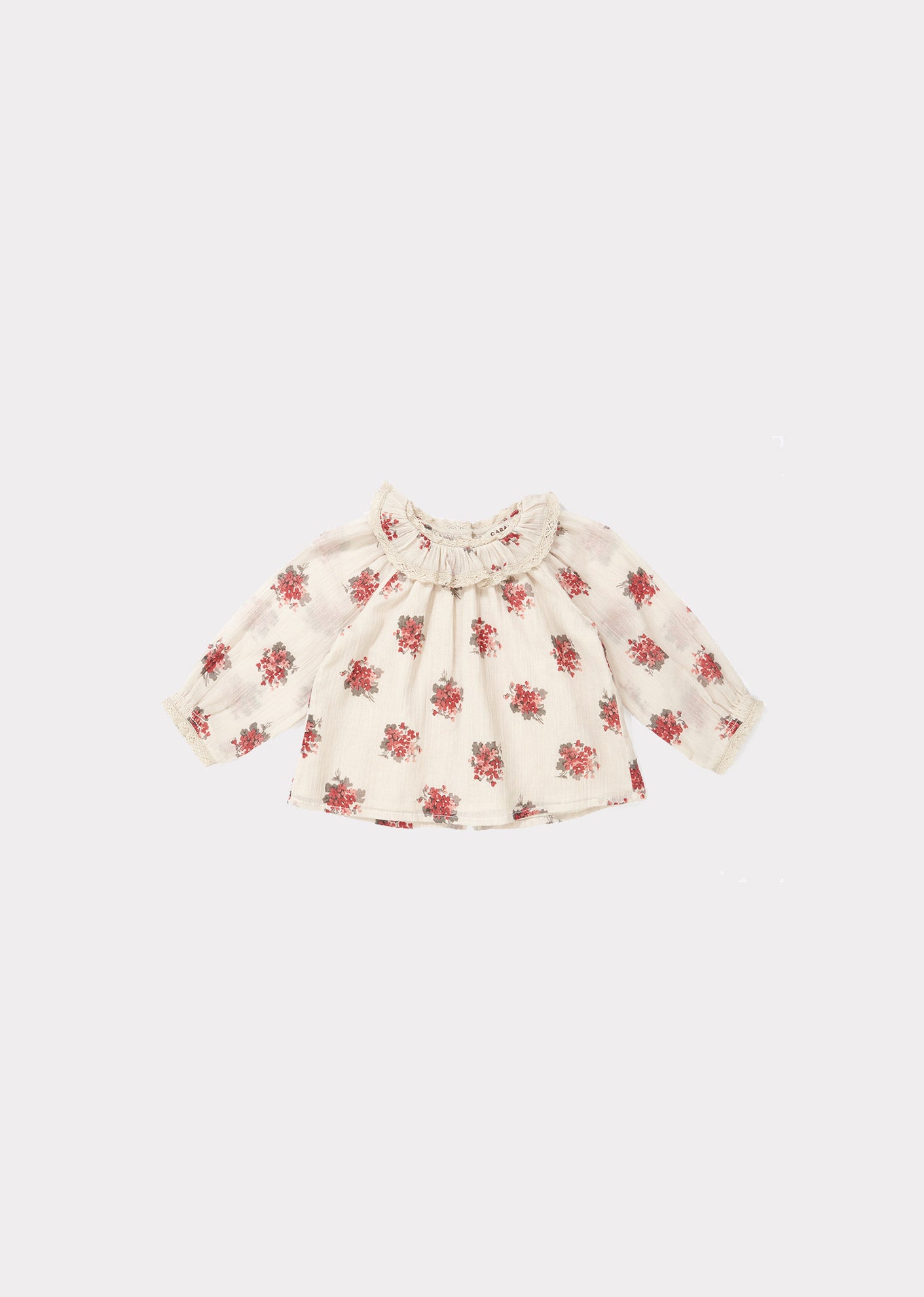 ADIKIA BABY BLOUSE, BOUQUET PRINT - Cemarose Children's Fashion Boutique