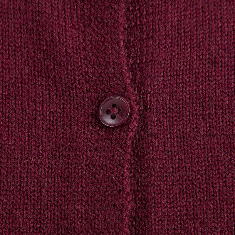Girls Red Wine Cardigan - Cemarose Children's Fashion Boutique