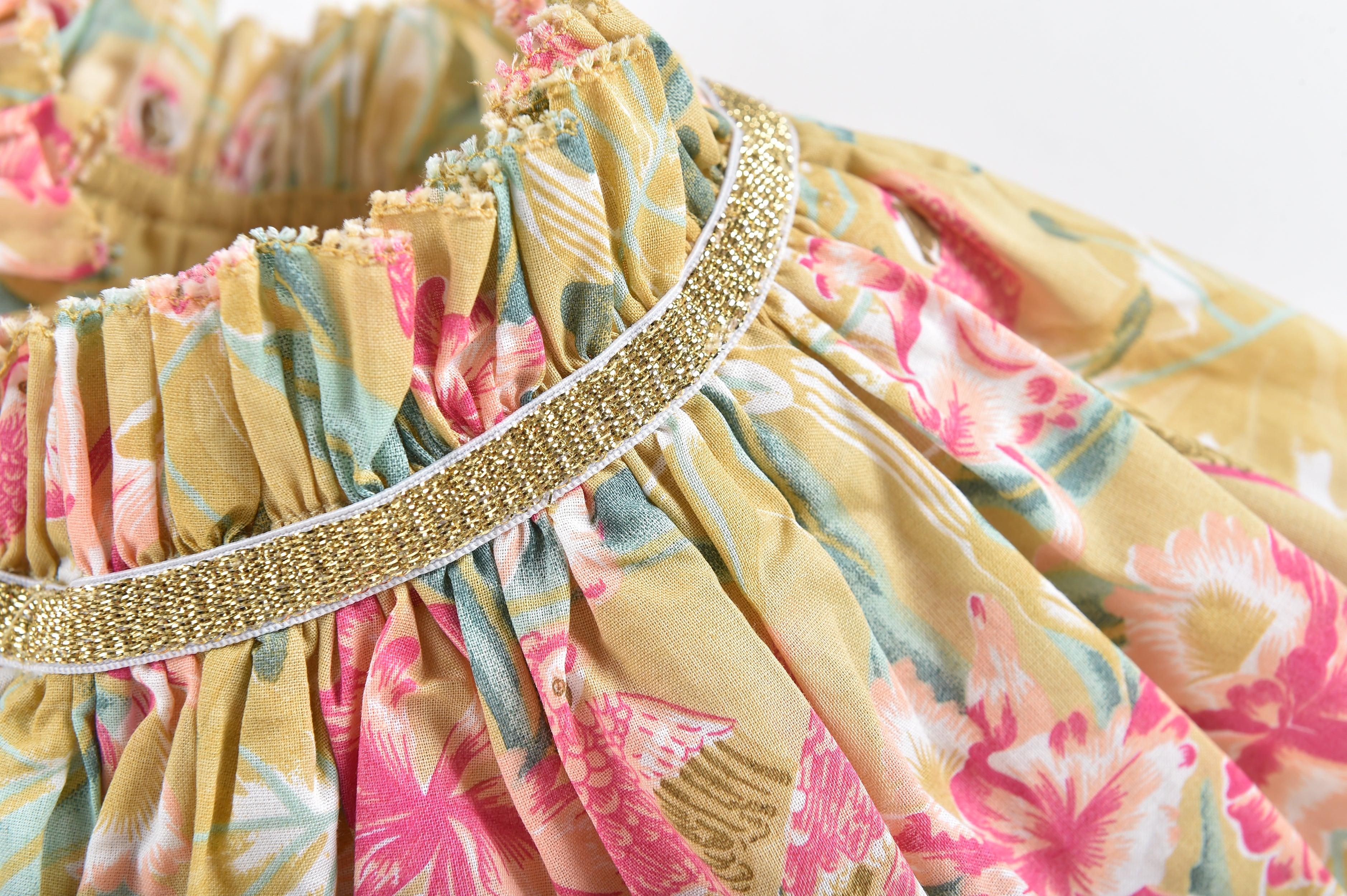 Skirt Salina Soft Honey Parrots - Cémarose Canada