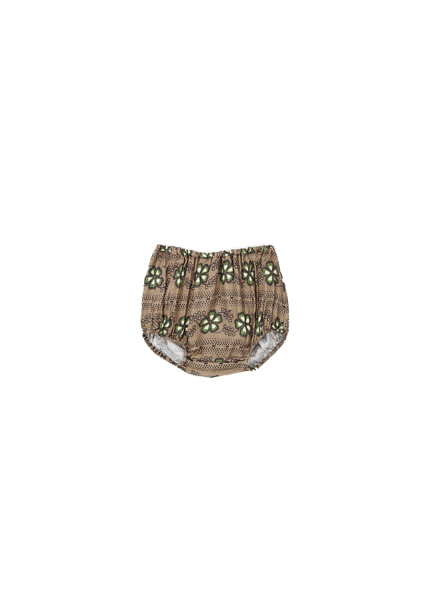 BAKIS BABY BLOOMER, POLKA FLOWER PRINT PUTTY - Cemarose Children's Fashion Boutique