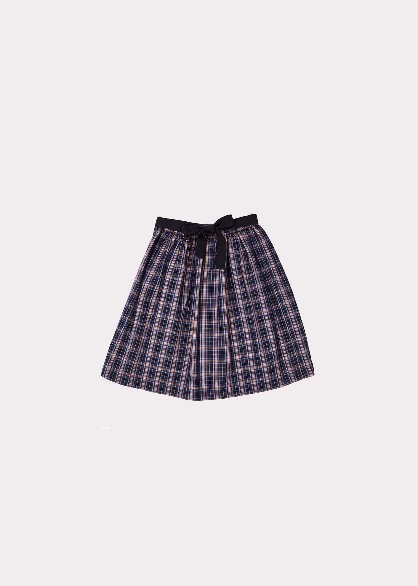 COMANA SKIRT, NAVY CHECK - Cemarose Children's Fashion Boutique
