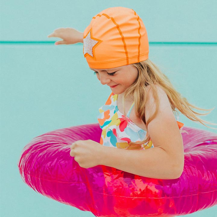 CORAL STAR SWIM CAP