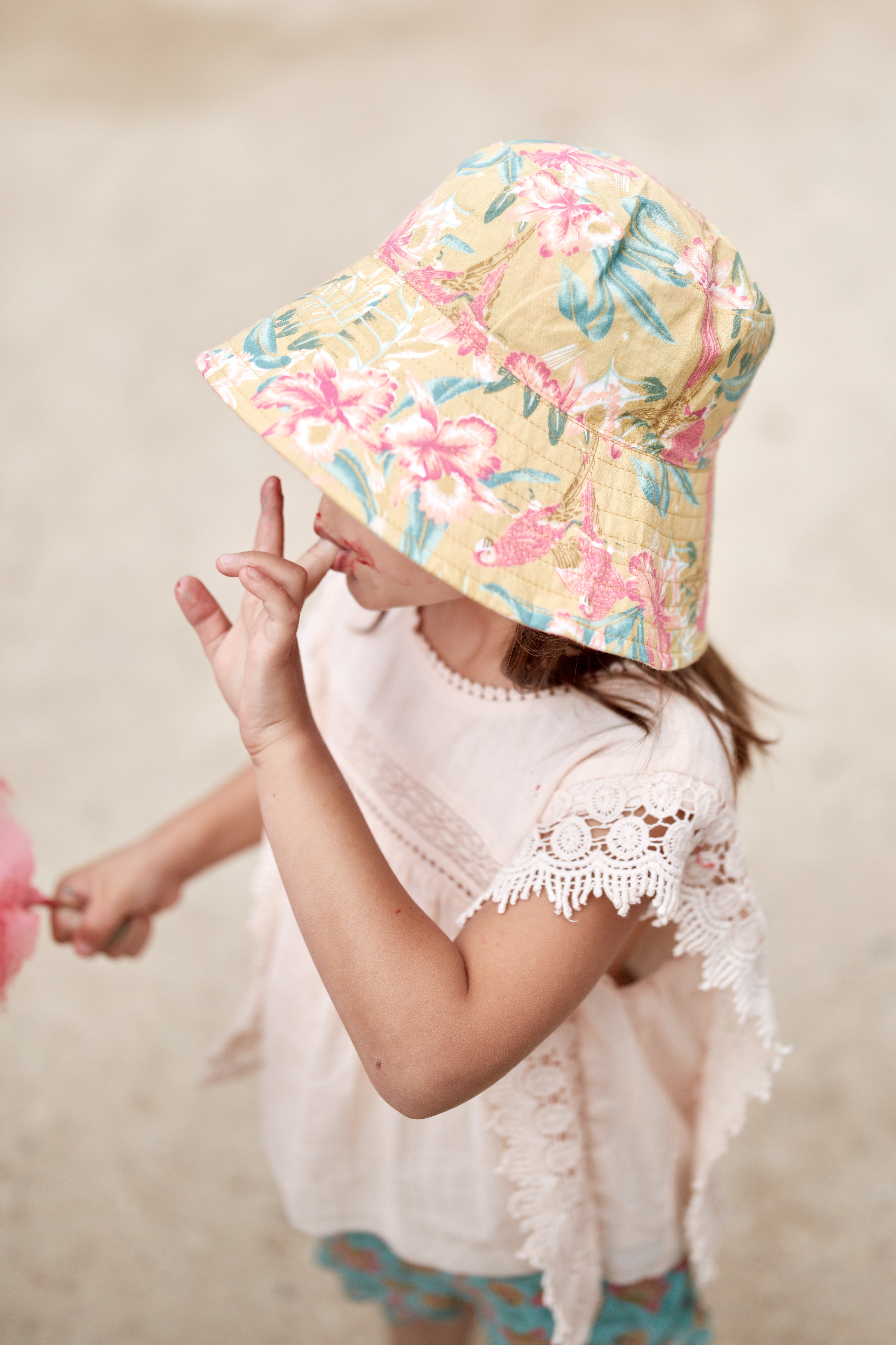 Sun Hat Lagik Soft Honey Parrots - Cémarose Canada