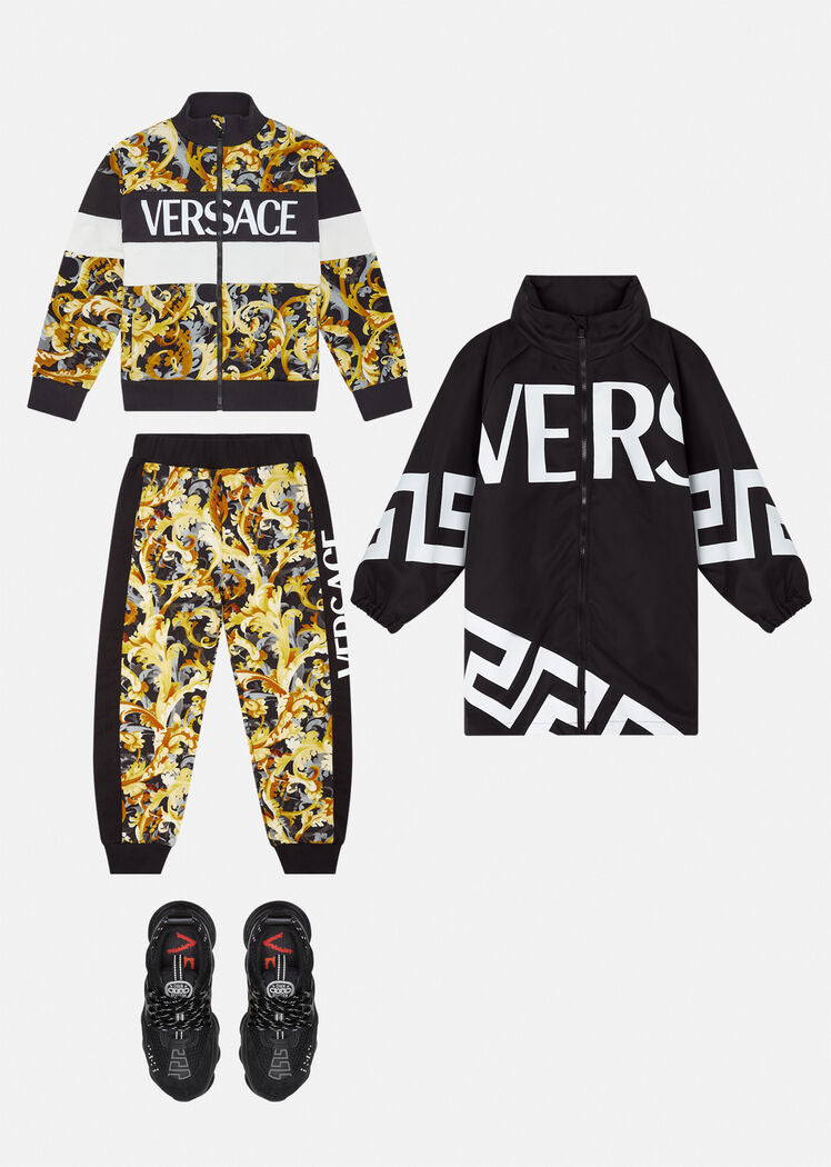 SWEATPANTS BAROCCOFLAGE + PLUSH + LOGO PRINT